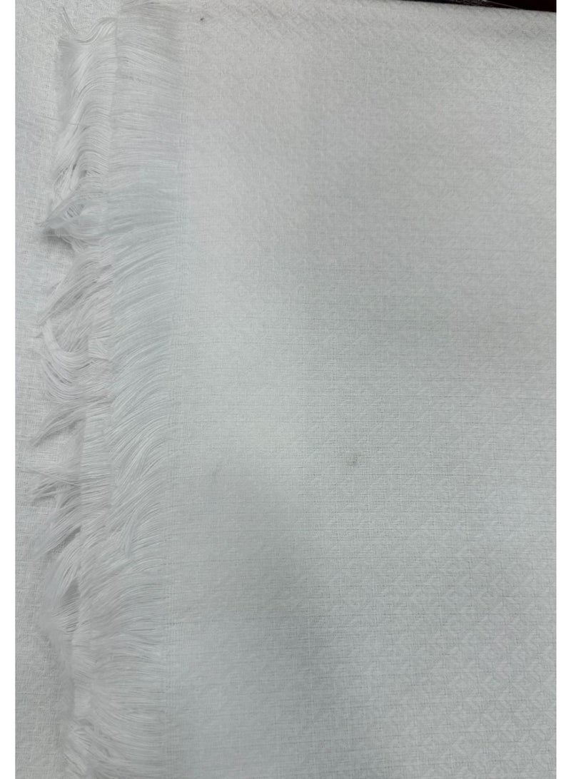 قطني إحرام قطني 100% للرجال – منشفة إحرام ناعمة وخفيفة للحج والعمرة – قماش أبيض مريح وممتص للعرق - Image 3